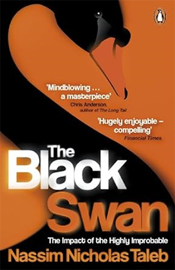 Unexpected Events (Black Swans). Back in 2007, mathematical statistician and essayist Nassim Nicholas Taleb published his book “The Black Swan” in which he introduced the concept of a black swan: a hard-to-predict, highly improbable event that has a disproportionate impact. 