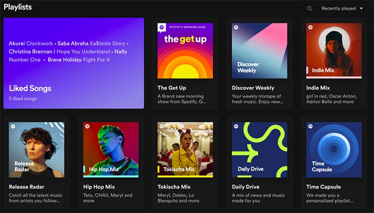 Spotify's Personalized Playlists