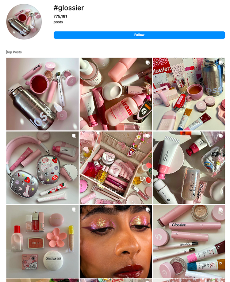 Glossier User Generated Content