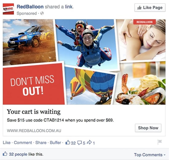 facebook advertisement