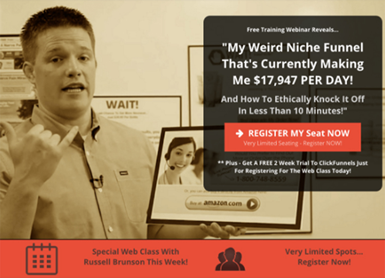 Webinar, Clickfunnels. 